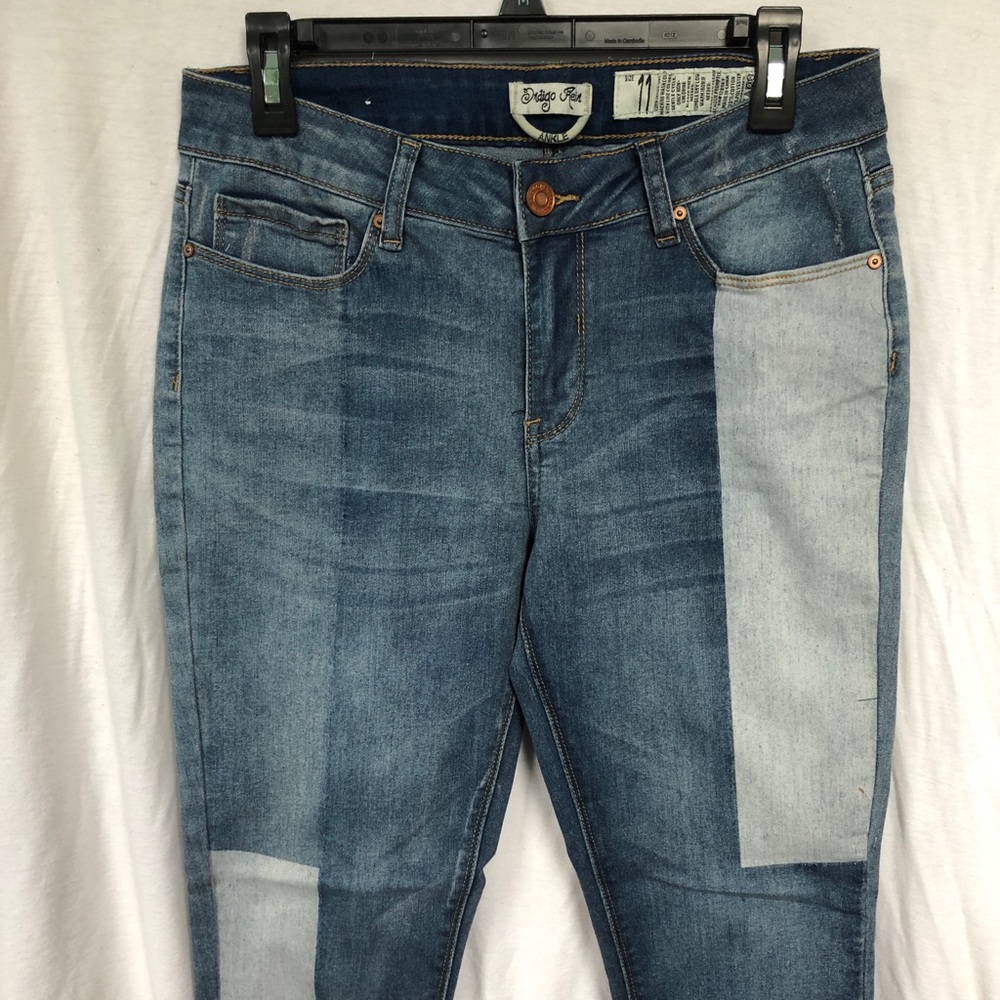 Color block skinny jeans never worn